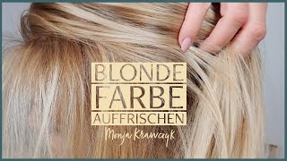 Blonde Haare ABMATTIEREN  Einfache Auftragetechnik für zu Hause 💛MBLONDIYS [upl. by Alin]