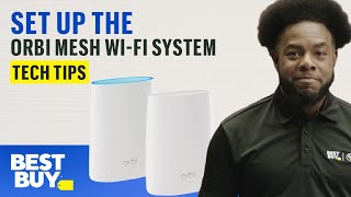 Setting Up the Orbi Mesh WiFi System  Tech Tips from Best Buy [upl. by Lassiter565]