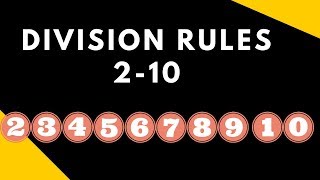 Divisibility Rules 210 [upl. by Atwood]