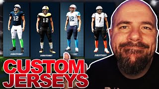 HOW TO GET CUSTOM JERSEYS IN MUT [upl. by Yhtomit]