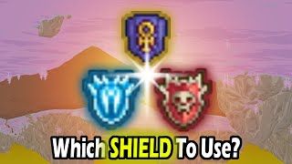 Shield Accessories Overview  Ankh Shield Frozen Shield and Hero Shield  Terraria 14 [upl. by Selmore]