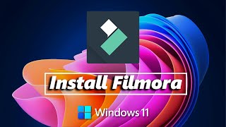 How To Install Filmora On Windows 11 PC [upl. by Atirahc]