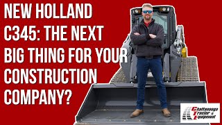 New Holland C345 Compact Track Loader Review [upl. by Sabian]