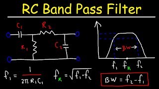 RC Band Pass Filters  How To Design The Circuit [upl. by Brnaby]