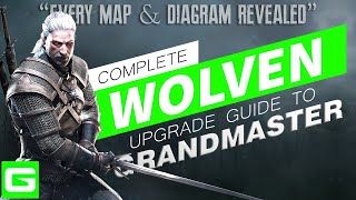 The Witcher 3 Upgrade Guide 2025 – Wolf School Witcher Gear Wolven  Basic to Grandmaster [upl. by Aipotu300]