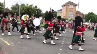 The Linlithgow Marches 2019  The Royal Regiment of Scotland  Part 14 4KUHD [upl. by Okun]