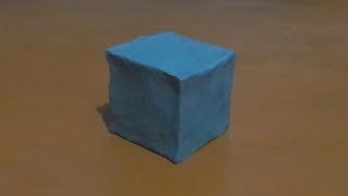 Como hacer un Cubo en plastilina  Tutorial fácil [upl. by Inavoj]