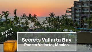 Secrets Vallarta Bay Puerto Vallarta Mexico Resort Tour 2021 [upl. by Dowlen211]