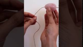 How to String A Yoni Egg [upl. by Beverlie]