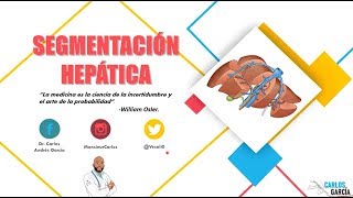 Anatomía  Segmentación Hepática Lìnea de Cantlié y División Fisiológica del Hígado [upl. by Mercado]