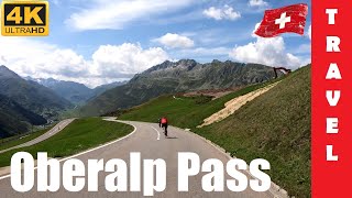 Driving in Switzerland 2 Oberalp Pass From Disentis to Andermatt  4K 60fps [upl. by Letisha]