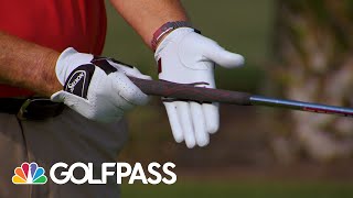 How to Properly Grip Your Golf Club  GOLFPASS  Golf Channel [upl. by Buyse707]