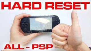 How to reset a PSP to factory settings  4K  UHD [upl. by Peper532]