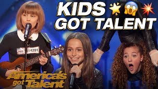 Grace VanderWaal Sofie Dossi And The Most Talented Kids Wow  America’s Got Talent [upl. by Cranford]