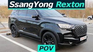 New 2021 SsangYong Rexton SUV POV RIde quotRefreshed For Reasonsquot [upl. by Ahseuqal]