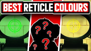 THE Top 5 Best RETICLE COLOURS for Rainbow Six Siege [upl. by Candi]