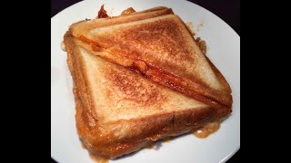 Cheese and Baked Bean Toasted Sandwich Recipe [upl. by Marleen]