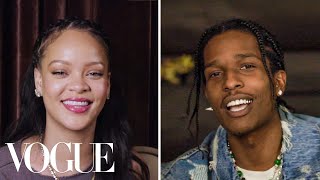 Rihanna Answers 15 Questions From AAP Rocky  Vogue [upl. by Belcher]