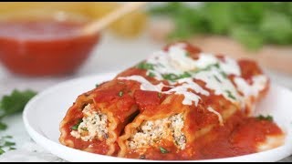 No Boil Baked Beef and Cheese Manicotti [upl. by Hecklau945]