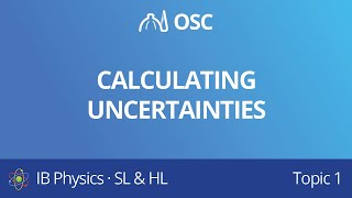 Calculating uncertainties IB Physics SLHL [upl. by Eisned]