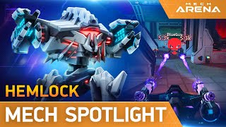 Mech Arena  Mech Spotlight  Hemlock [upl. by Nylrebmik49]