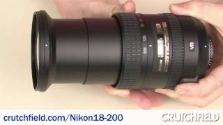 Nikon AFS DX 18200mm f3556G ED VR II Zoom Lens  Crutchfield Video [upl. by Glarum]