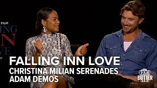 Falling Inn Love Christina Milian serenades Adam Demos  Extra Butter [upl. by Uase528]