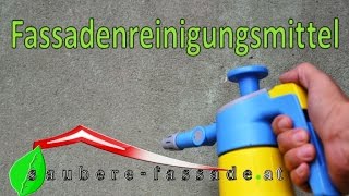 Fassadenreinigungsmittel  Demonstration [upl. by Delila]