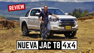 JAC T8 4x4 🔥 Una poderosa y eficiente pickup 🔥 Prueba  Reseña [upl. by Patty741]