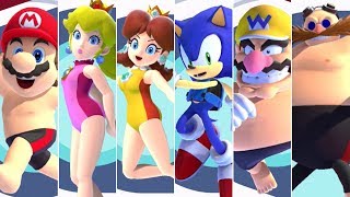 Mario amp Sonic at the Olympic Games Tokyo 2020  Swimming All Characters [upl. by Mongeau]