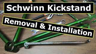 How to Remove and Install Schwinn Kickstands [upl. by Eihctir126]