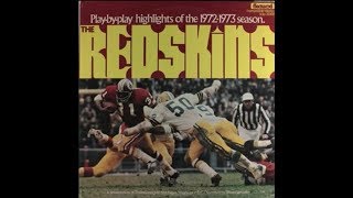 Washington Redskins Play by Play Highlights  1972  1973 Season [upl. by Natascha]