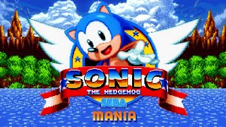 Sonic 1 Mania Full Playthrough [upl. by Eenobe552]