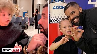 Drake Gets HILARIOUS French Lesson From His Son [upl. by Nobe]