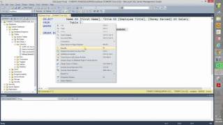 How to use The SQL Query Designer [upl. by Roslyn]