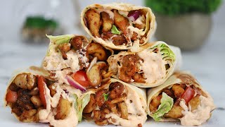 TASTIEST CHICKEN WRAP PERFECT CHICKEN WRAP [upl. by Emlen]