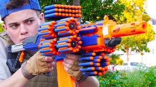 Nerf War Million Subscribers Battle [upl. by Ethbun805]