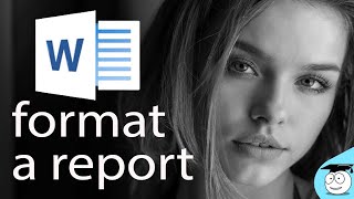 Format a Report in Word  Simple Guide  Academic Writing [upl. by Cletis343]