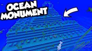 Minecraft Tutorial How to Find AND Clear an OCEAN MONUMENT [upl. by Lepley478]