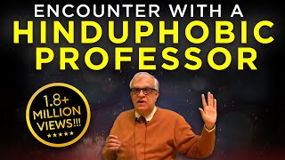 Rajiv Malhotras Encounter with a Hinduphobic Professor from Univ of Chicago 3 [upl. by Lenz763]