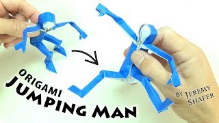 Origami Jumping Man by Jeremy Shafer [upl. by Noied918]