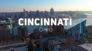 Cincinnati Ohio  4K Drone Footage [upl. by Salguod]