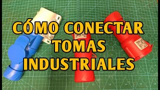 CÓMO CONECTAR TOMAS INDUSTRIALES [upl. by Jillene]