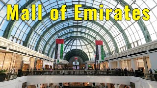 Mall of Emirates  Dubai UAE  Walking Tour 4K [upl. by Ydnim]