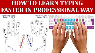 LEARN TYPING QUICK amp EASY IN PROFESSIONAL WAY  FASTER TYPING PRACTICE [upl. by Eiddam398]