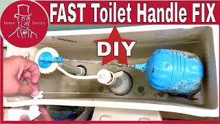 How to Replace a Toilet Handle without a chain [upl. by Robbin]