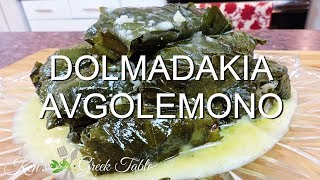 DOLMADAKIA  EASY GREEK DOLMADAKIA RECIPE [upl. by Wasserman]