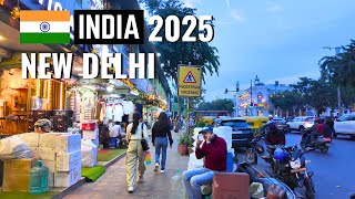 REAL New Delhi 2025 🇮🇳  Connaught Place Walking Tour amp Vibrant Street Life 4K UHD [upl. by Belshin420]