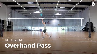 Overhead pass  Volleyball [upl. by Sukhum]