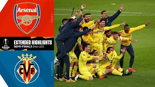 Arsenal vs Villarreal Extended Highlights  Europa League  UCL on CBS Sports [upl. by Haididej49]